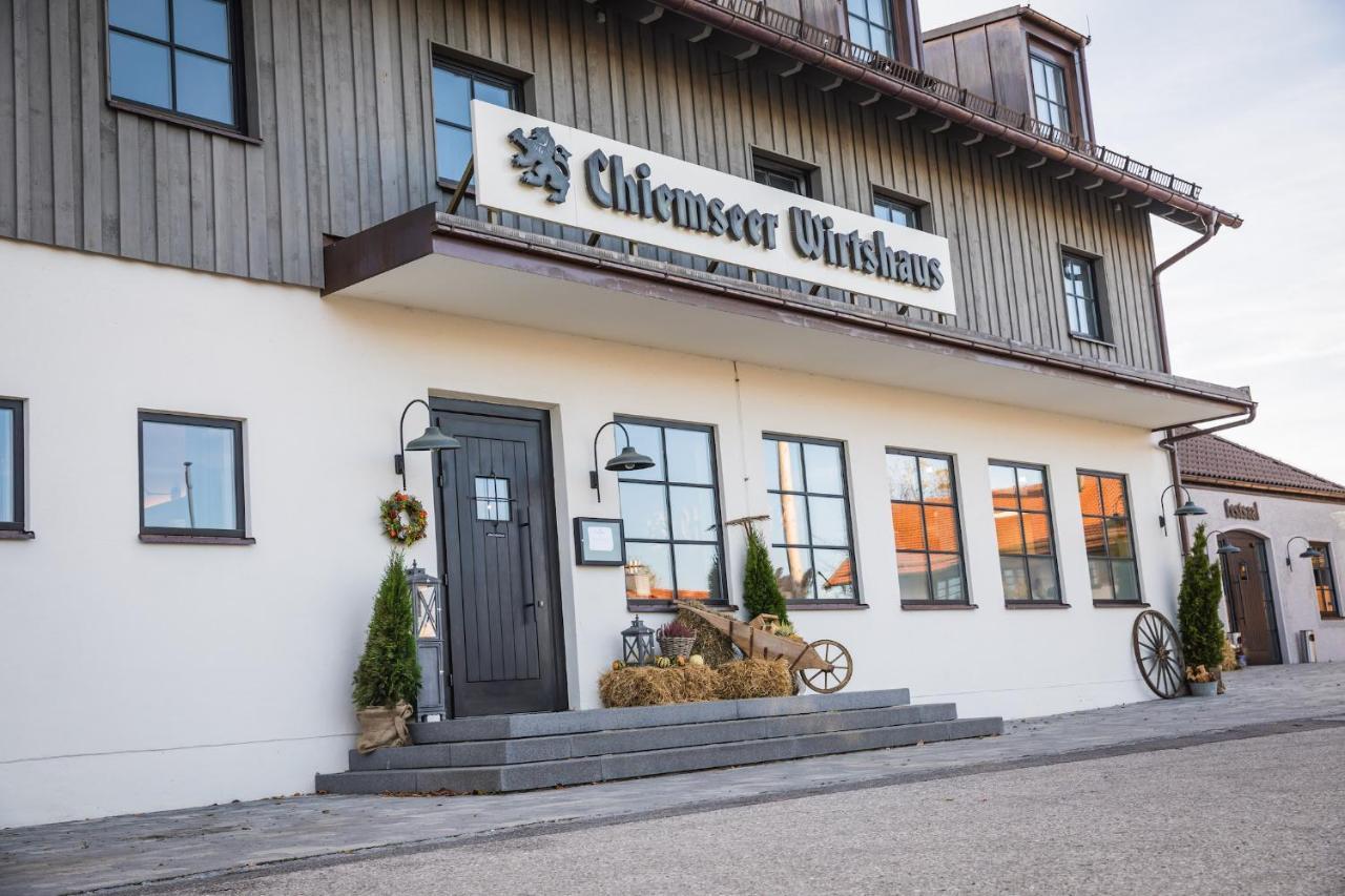 Chiemseer Wirtshaus Chieming Kültér fotó